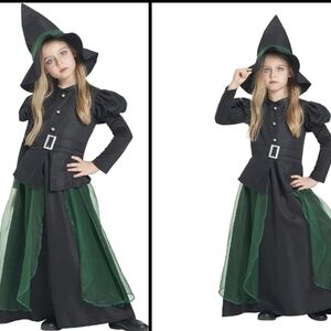 Kali Enchanted Witch Costume - Black and Green